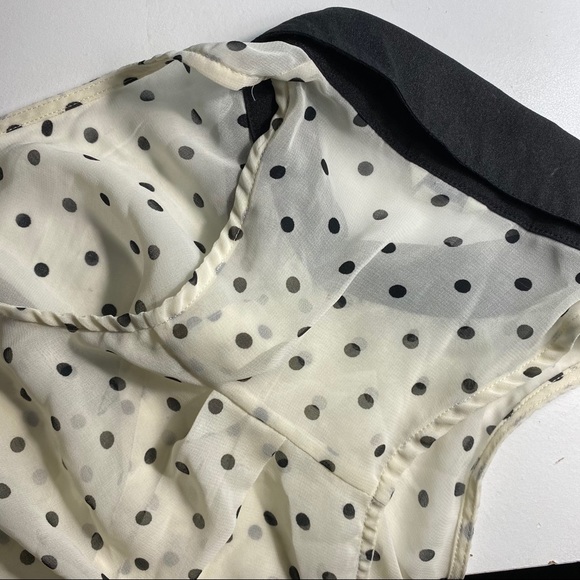 Shear Polka Dot Tank Top - Picture 3 of 9